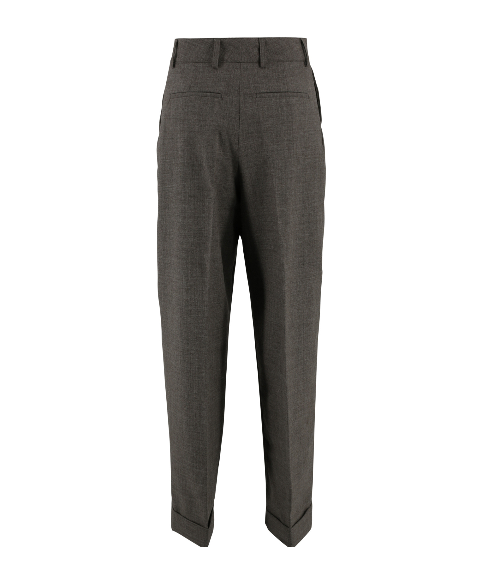 Soeur High-waisted Wool Trousers With Wide Legs In Black