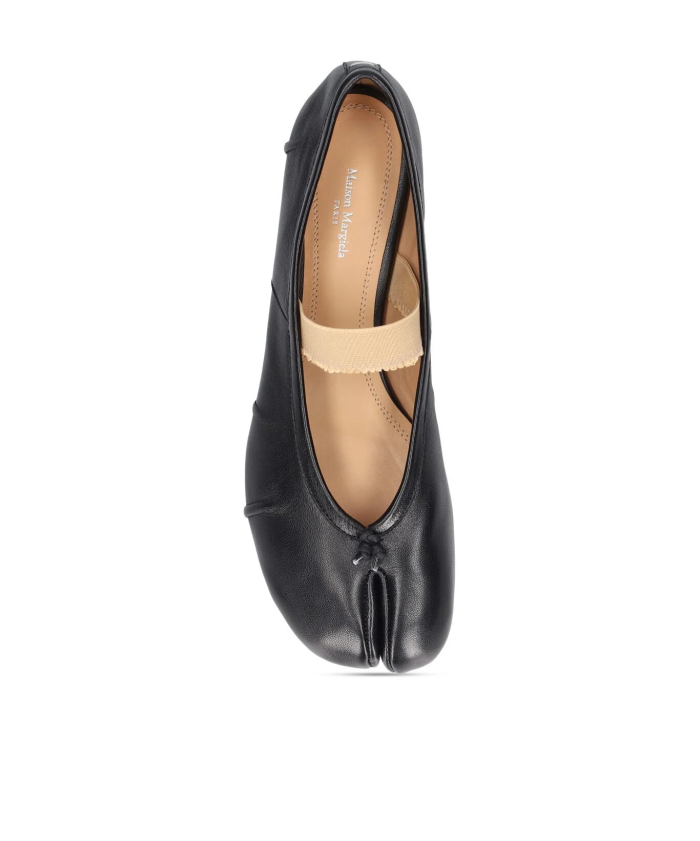 Maison Margiela Lamb Leather Ballerinas With Delicate Instep Strap