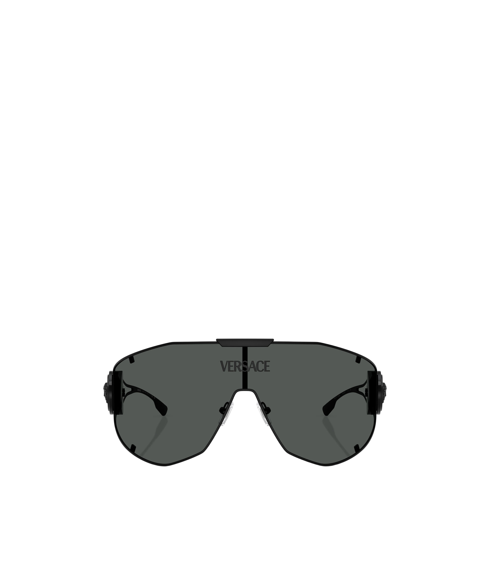 Versace Logo Sunglasses In Black