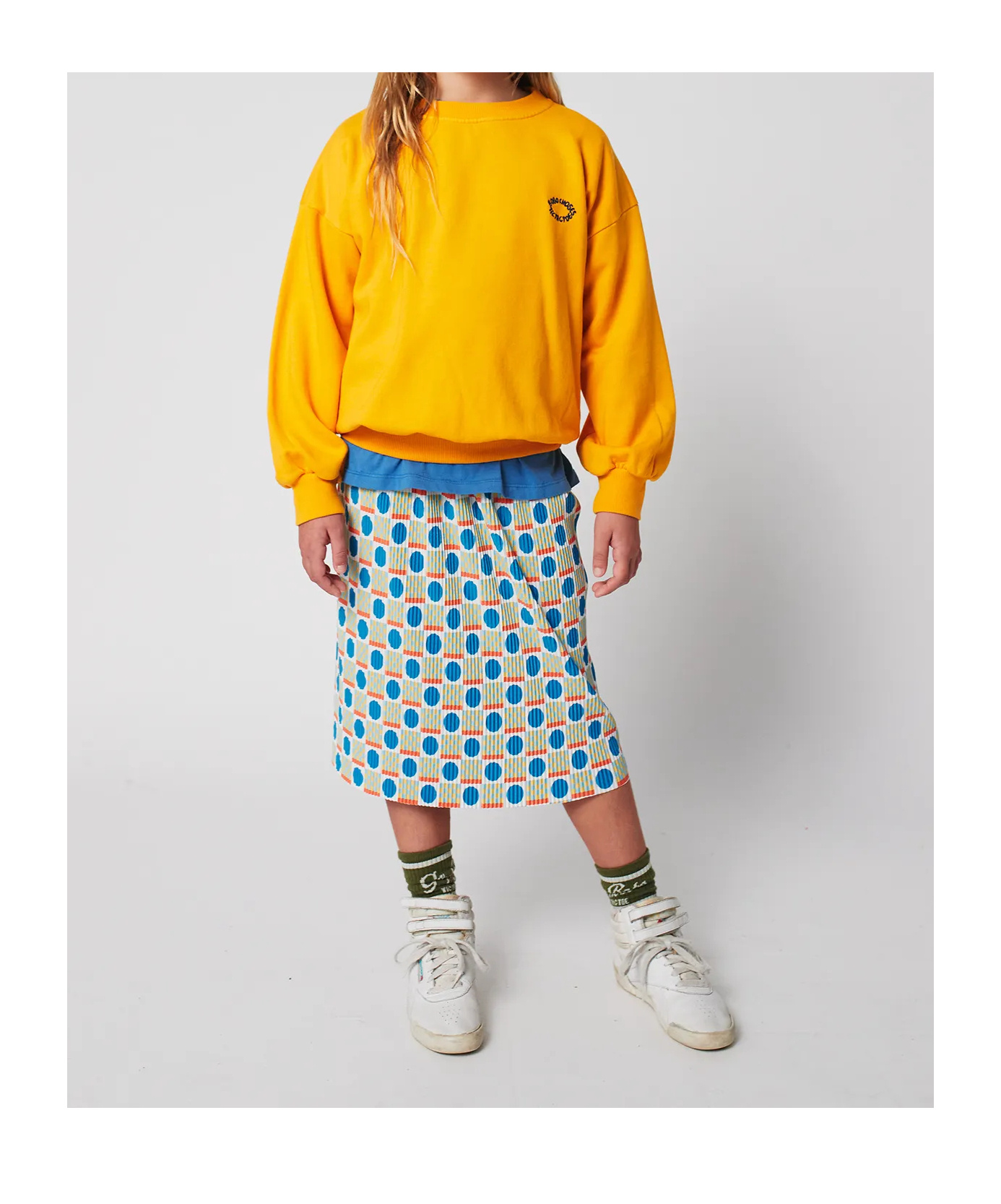 Bobo Choses Crew Neck Sweatshirt In Yellow