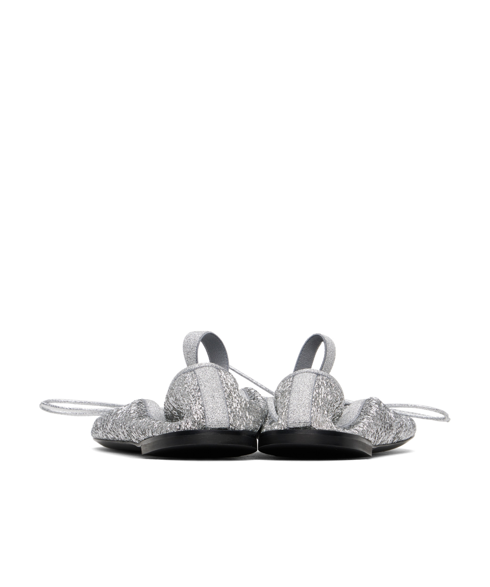 Proenza Schouler Glove Mary Jane Ballerina Flats In Silver