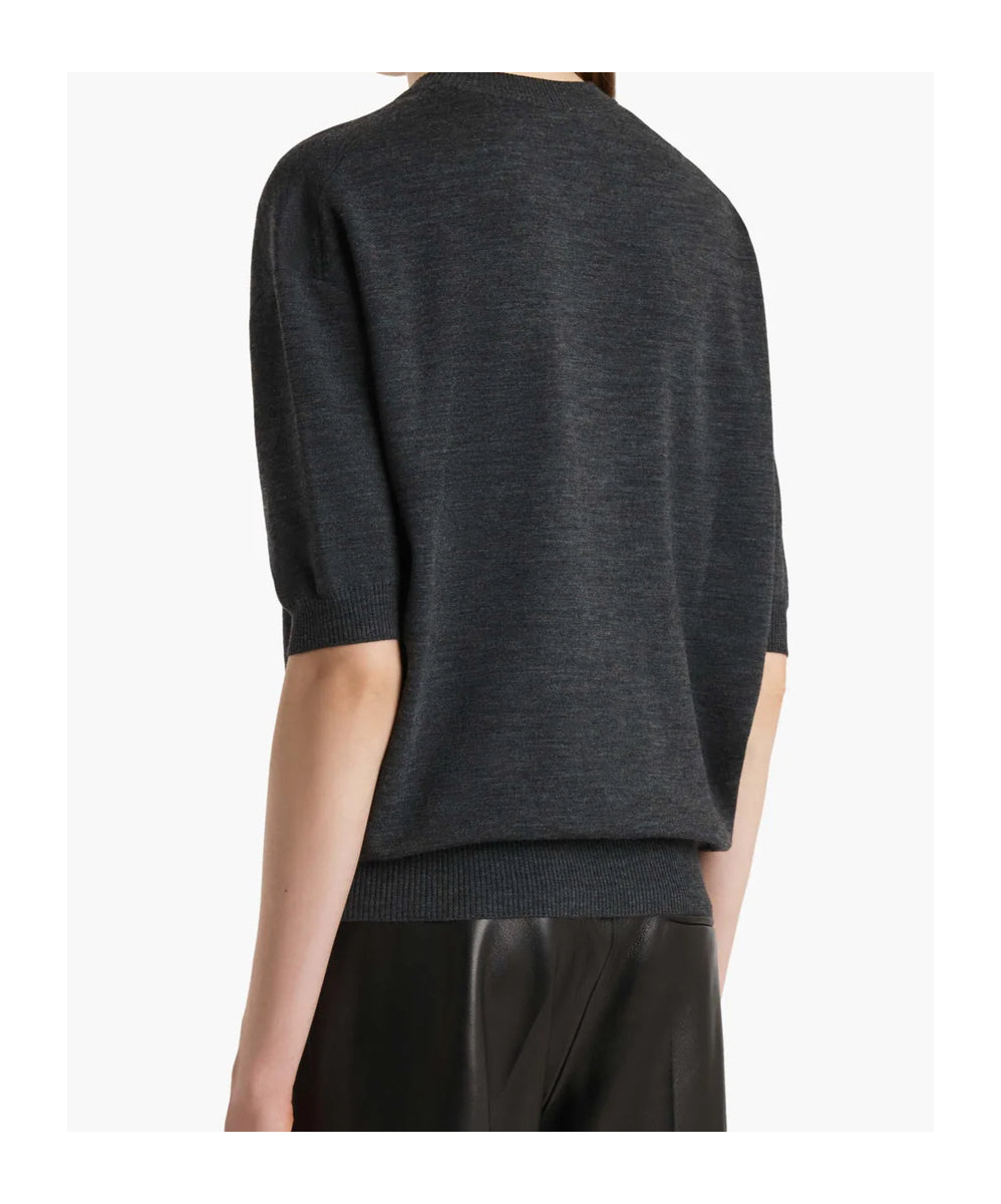 Khaite Faye Wool Sweater In Black