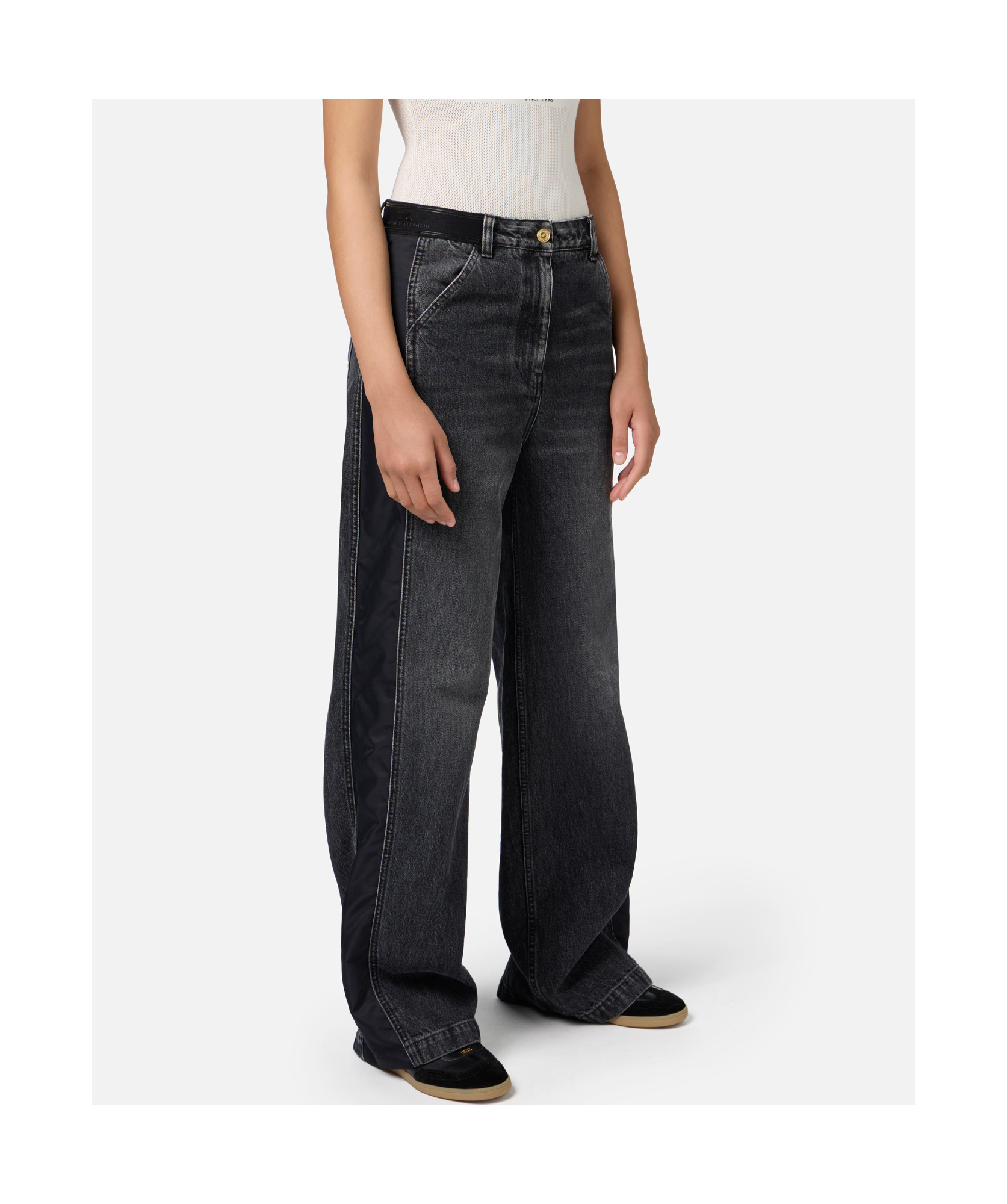 ELISABETTA FRANCHI WIDE-LEG JEANS 