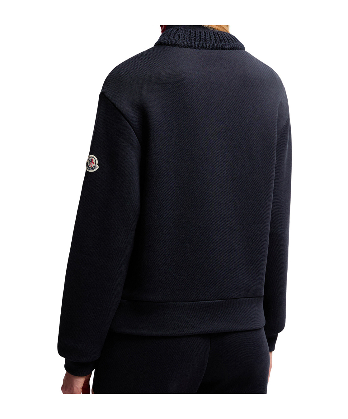 Moncler Long Sleeve Sweatshirt In Blue