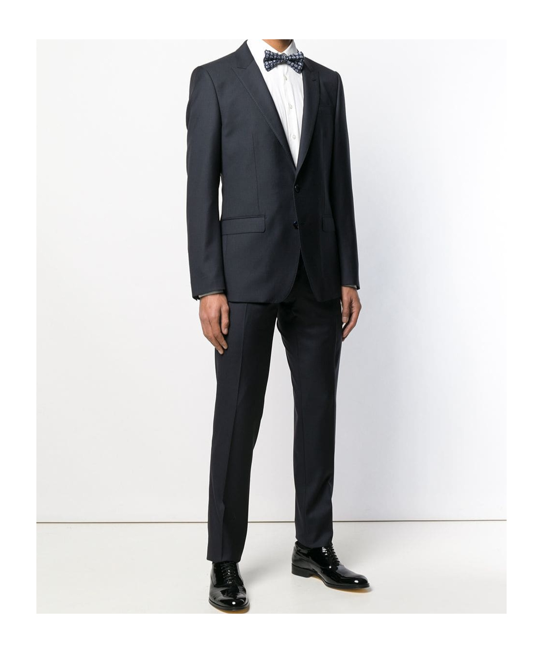 Dolce & Gabbana Dark Blue Wool Napoli Formal 2 Piece Suit