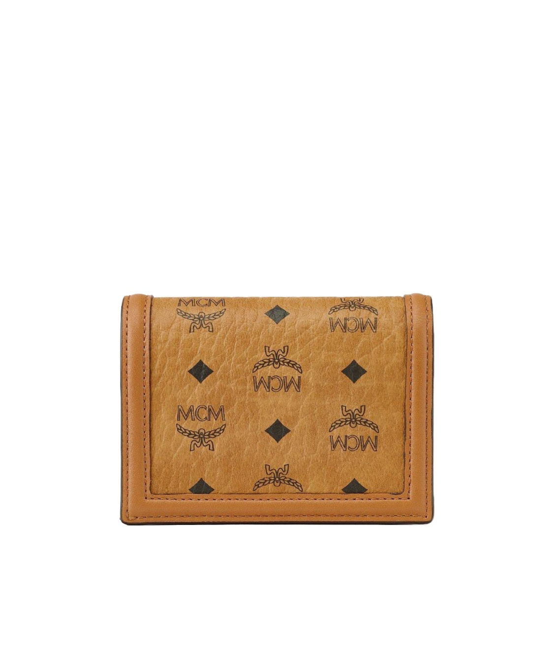 Mcm Tracy Wallet In Visetos In Brown