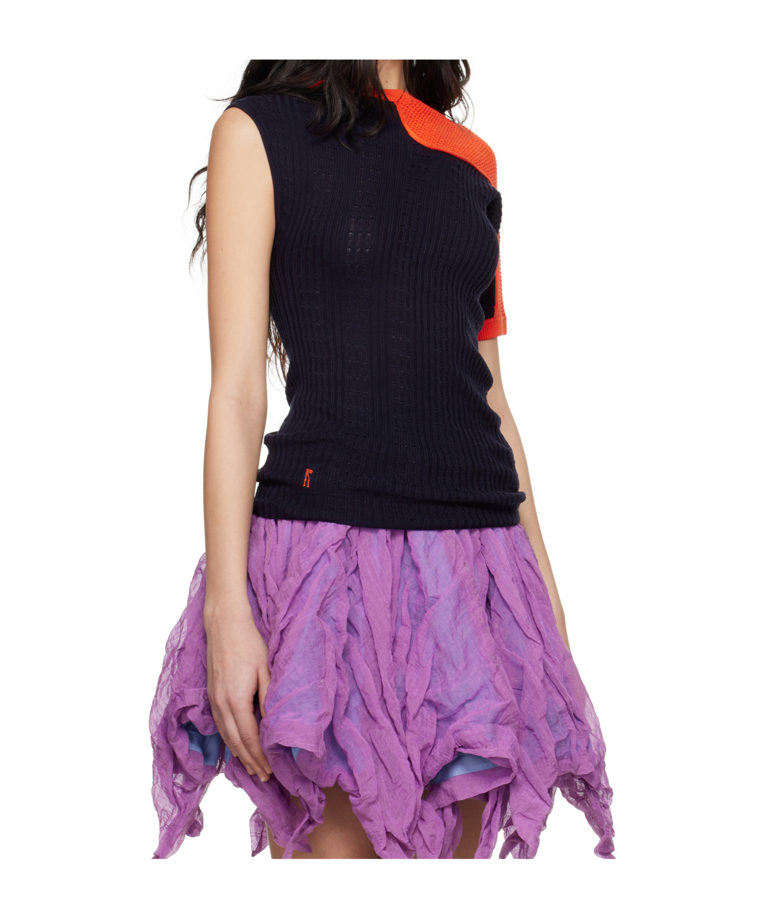 Kiko Kostadinov Asymmetric Sweater In Multi