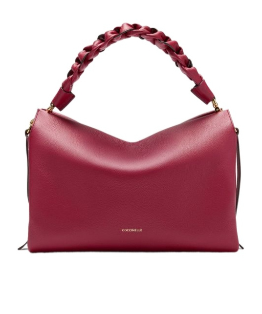 Coccinelle Boheme Shoulder Bag In Red