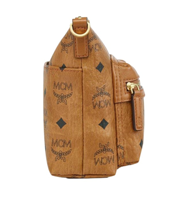 Mcm Small Shoulder Bag In Brown