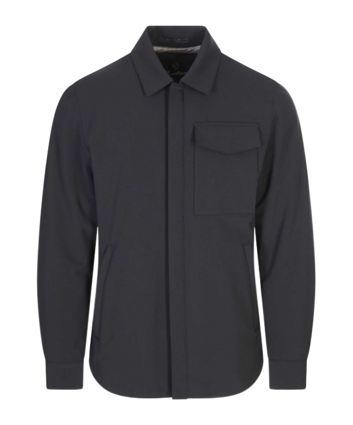 Montecore Long-sleeved Shirt Jacket In Gray