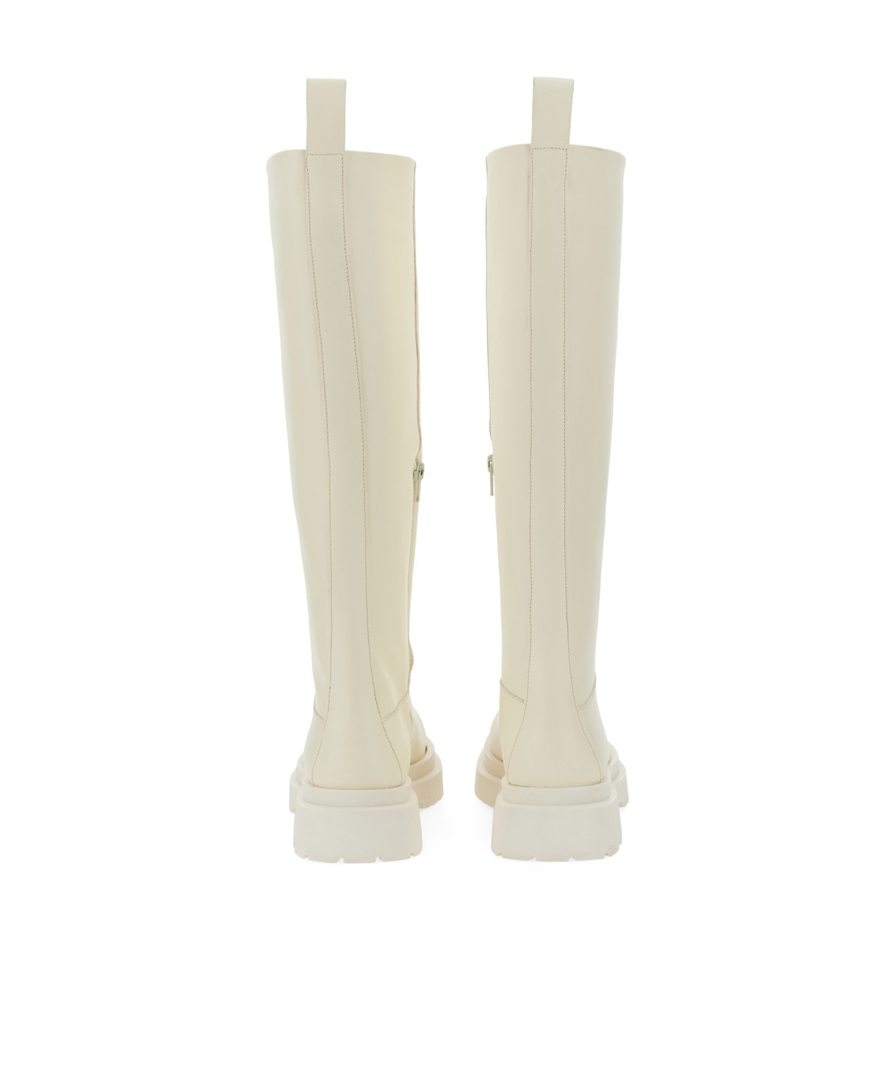 Liu •jo Zippered Boots In Nude