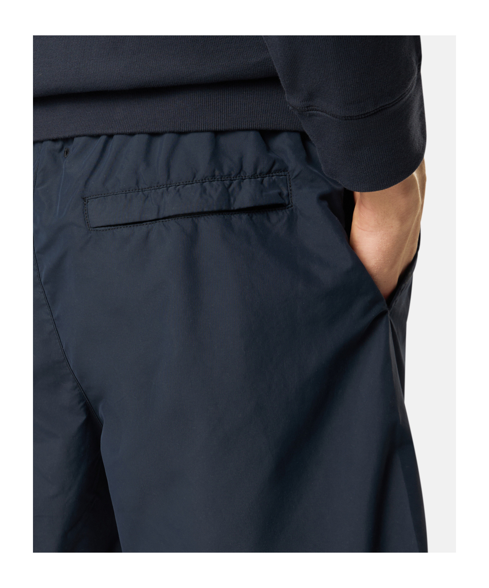 Stone Island Regular Fit Mid-length Swim Trunks With Pockets In Blue