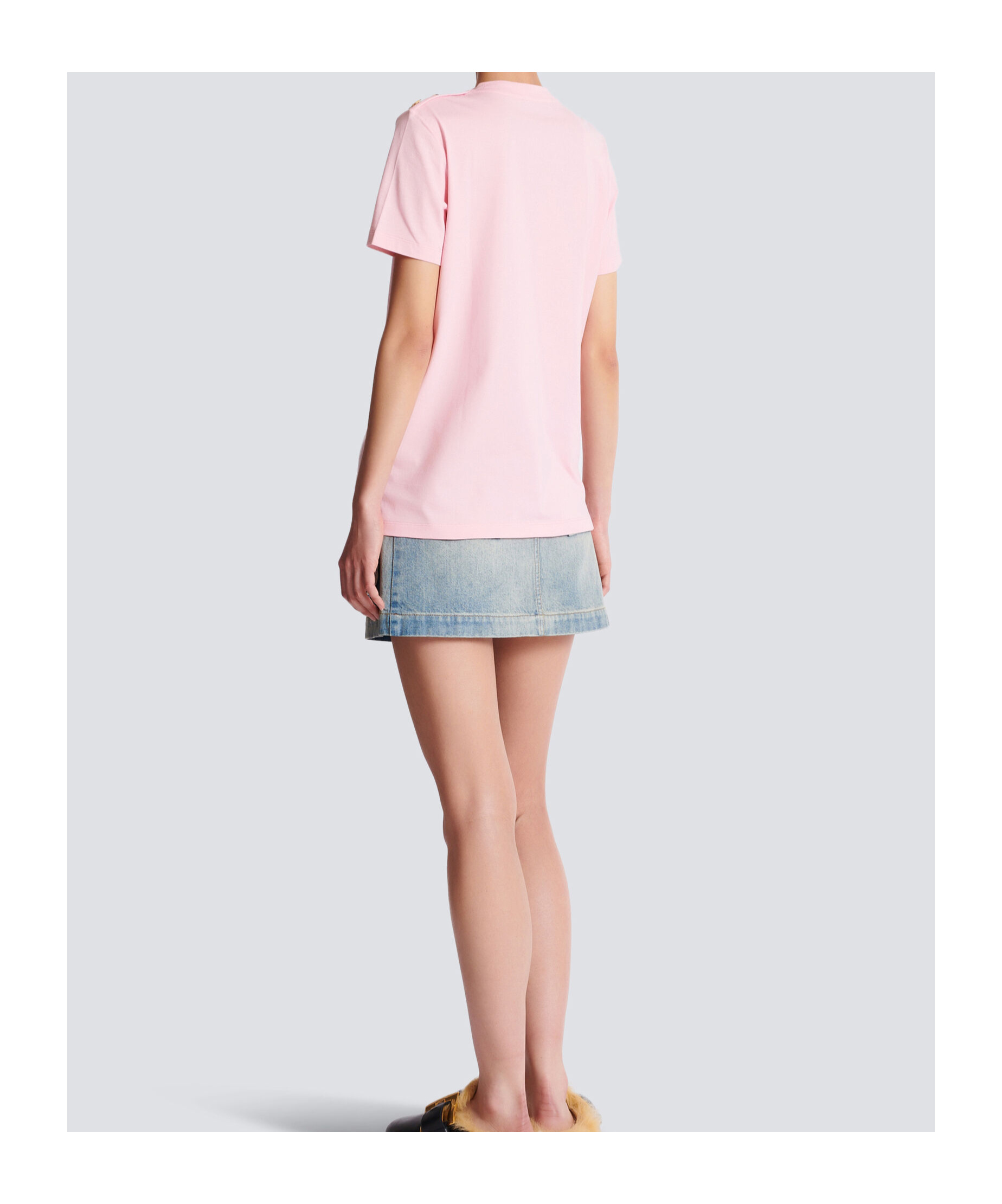 Shop Balmain T-shirt With Paris Print