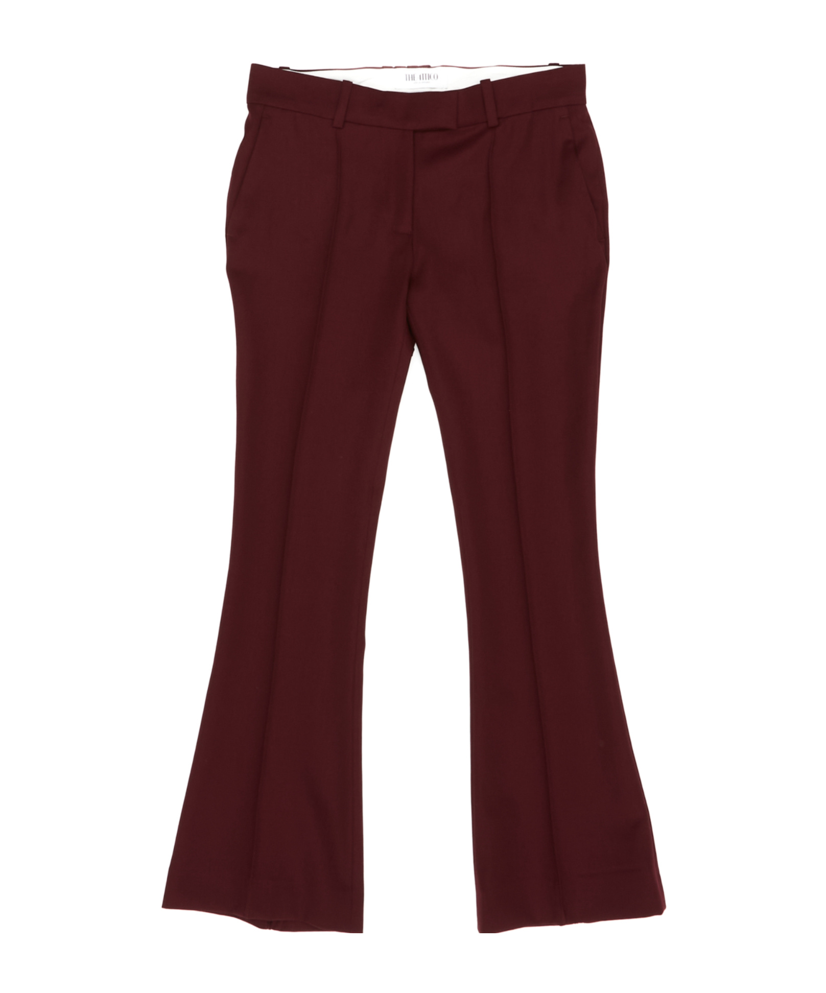 Attico Long Pants In Burgundy