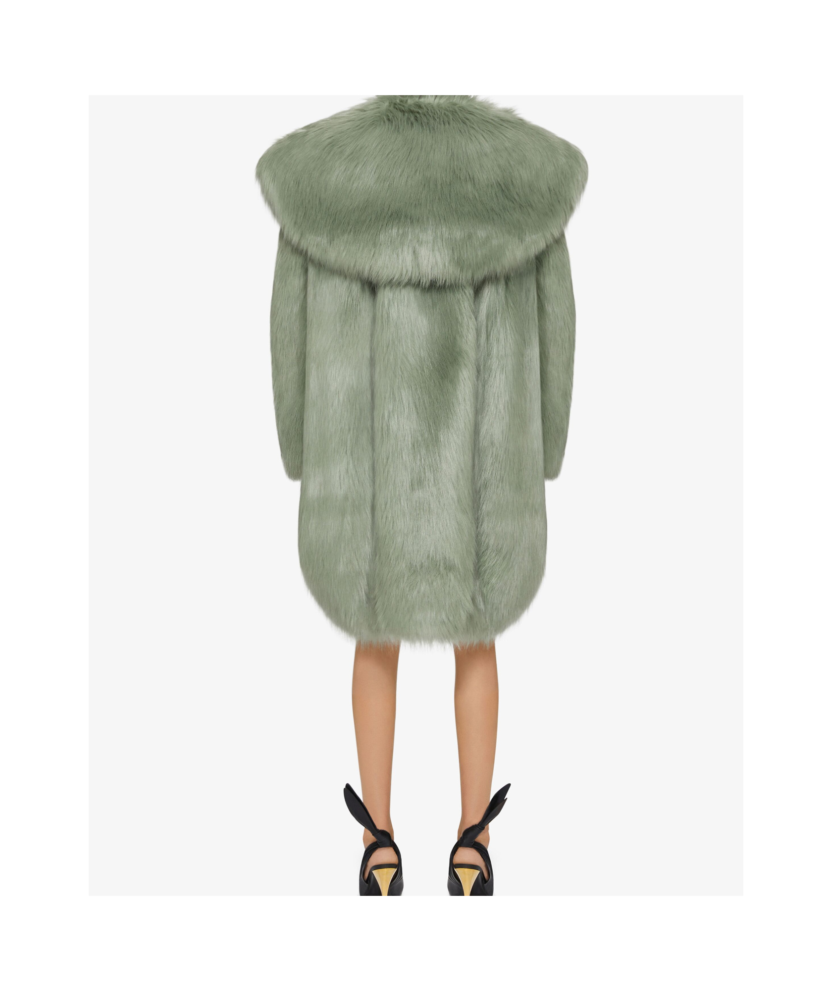 GIVENCHY OVERSIZED COAT IN FAUX FUR