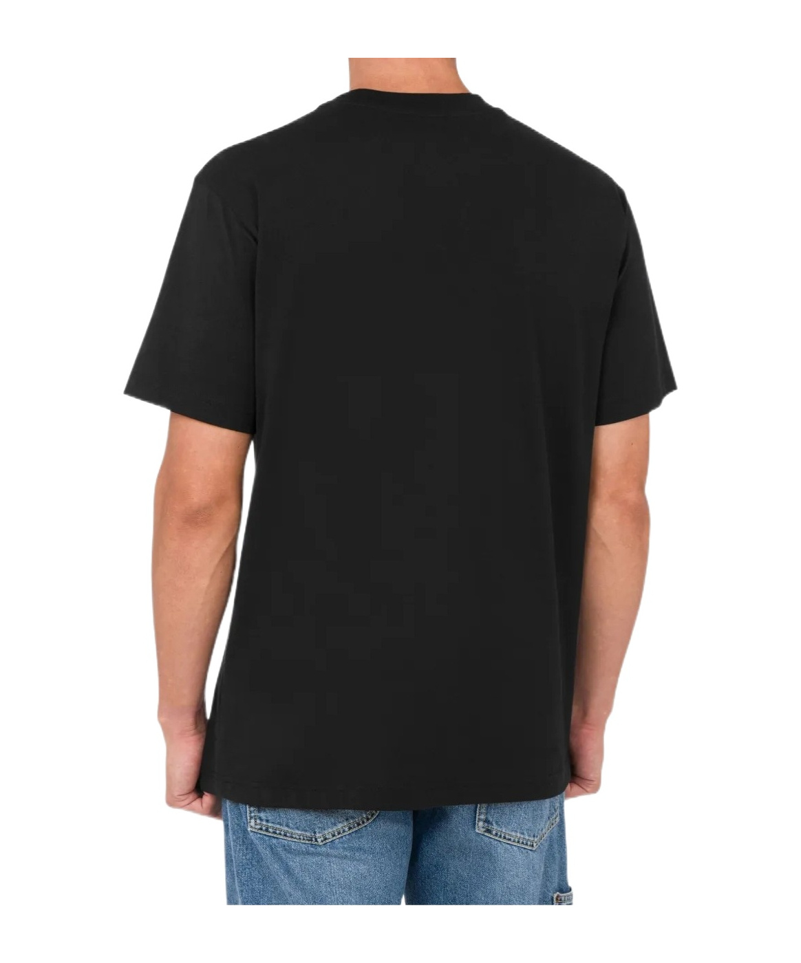 Shop Moschino Short Sleeve T-shirt In Black