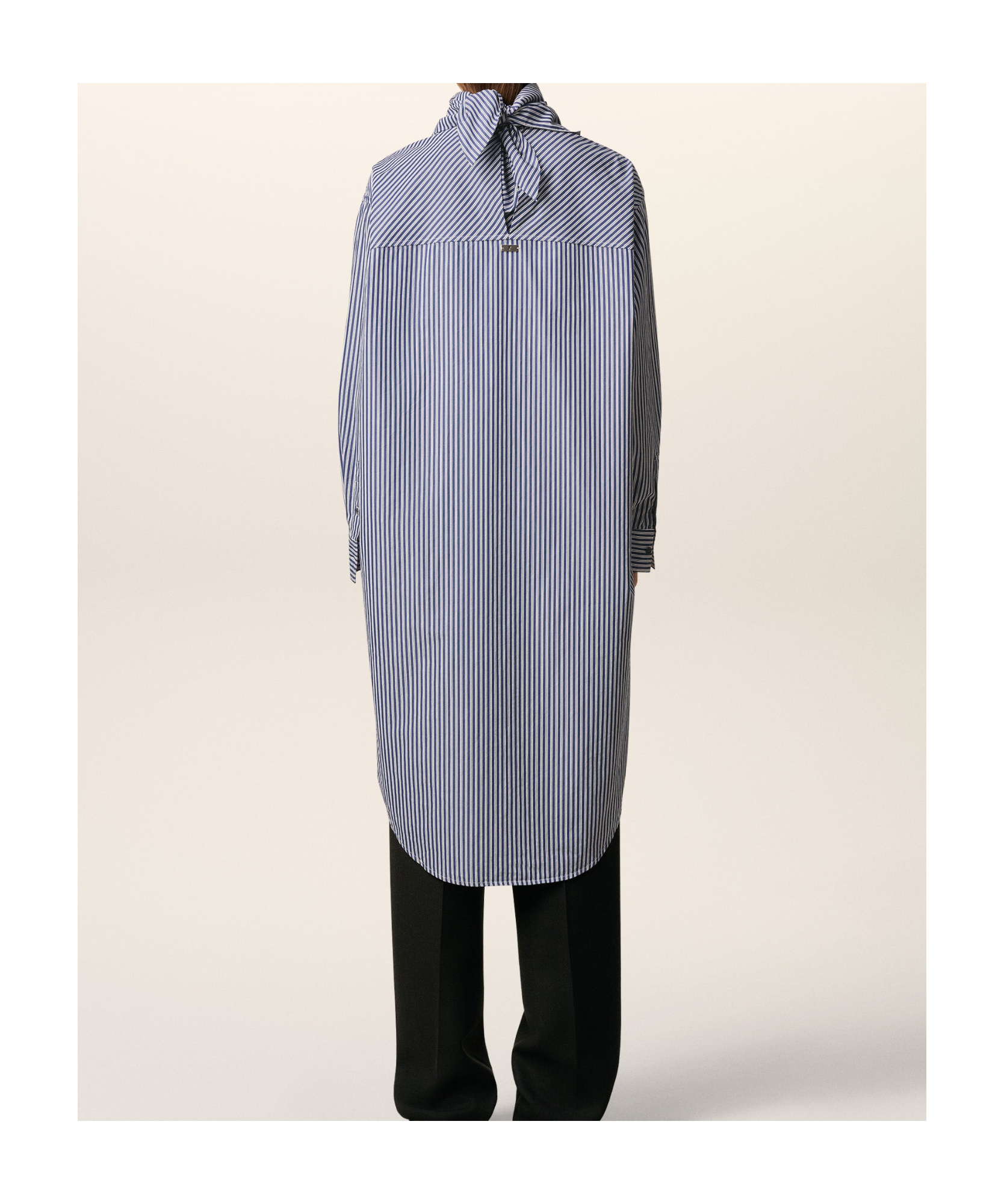 Ami Alexandre Mattiussi Ami Paris Women Bandana Cotton Dress In Blue