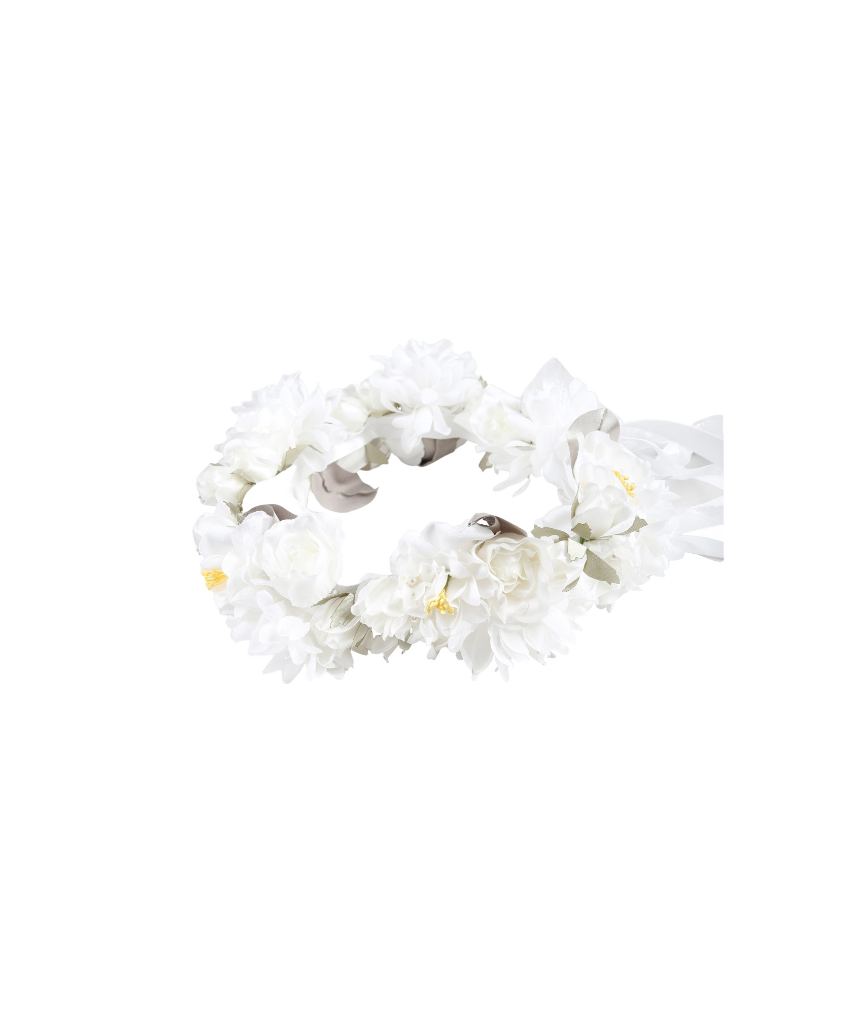 Monnalisa Wear Rose Headband In White