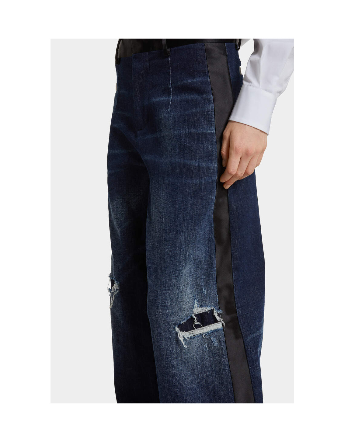 Shop Dsquared2 Wide-leg Jeans In Blue