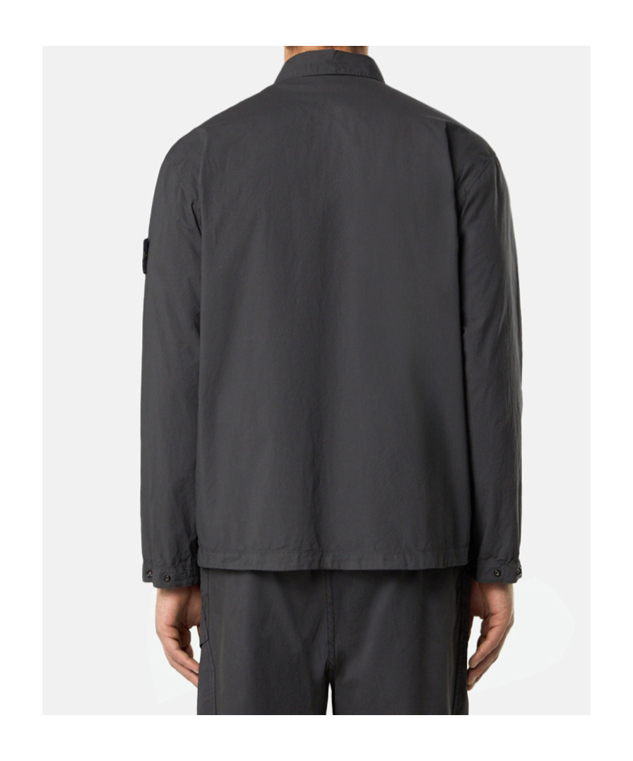 Stone Island 1200015 Stretch Cotton Tela 'paracadute' In Gray