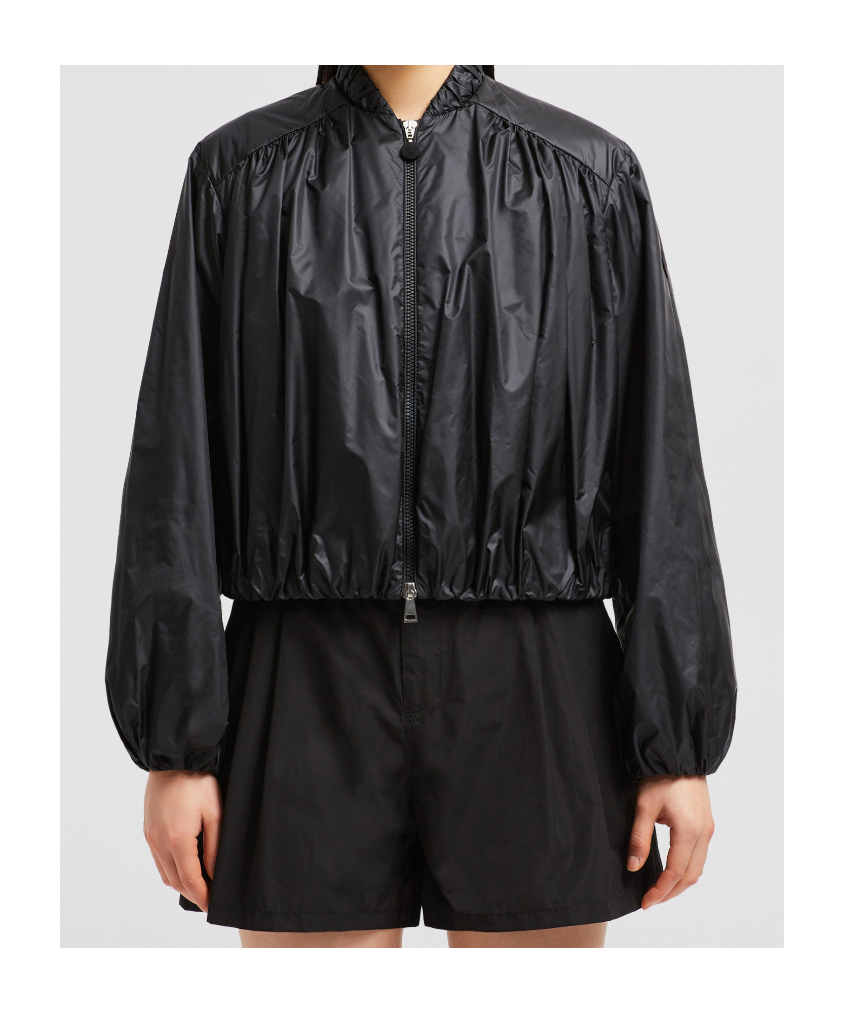 Shop Moncler Chazeron Bomber Jacket In Black