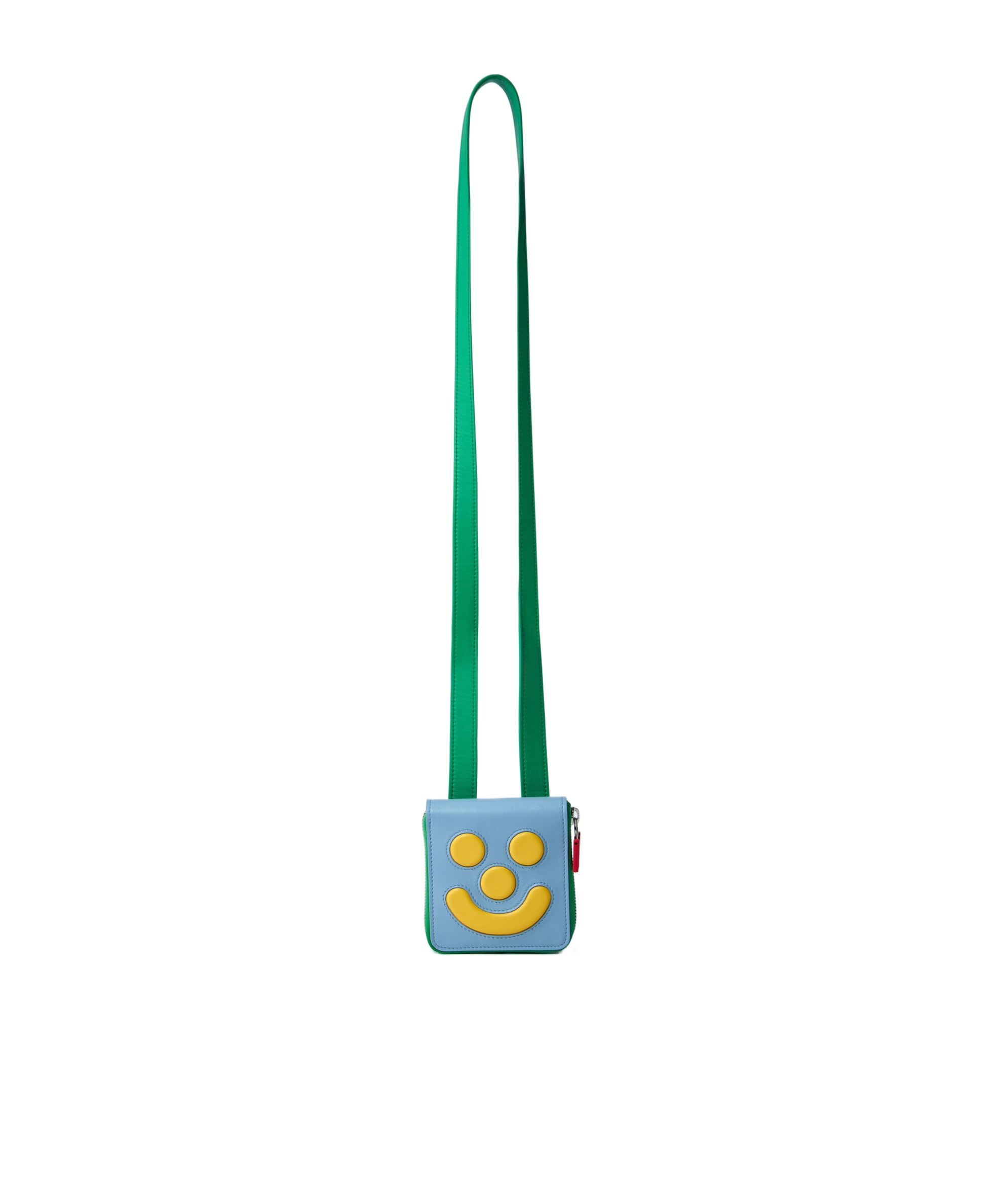 Shop Walter Van Beirendonck Ghost Wallet On Strap In Green