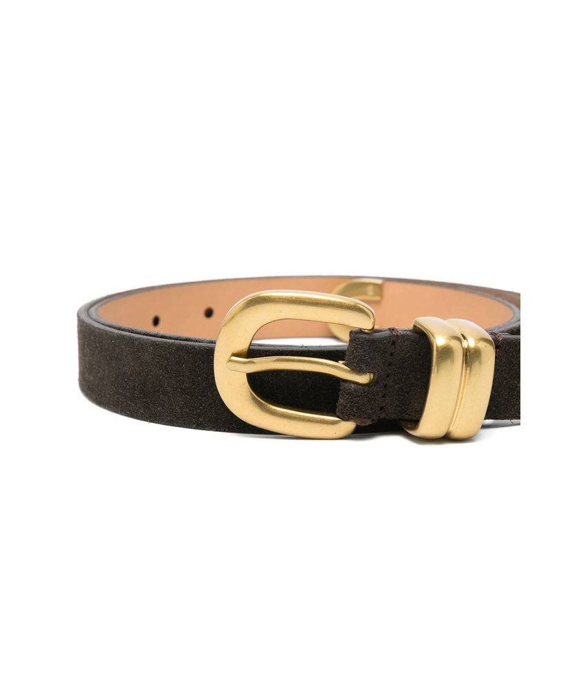 By Malene Birger Zoira Suede Belt In Brown