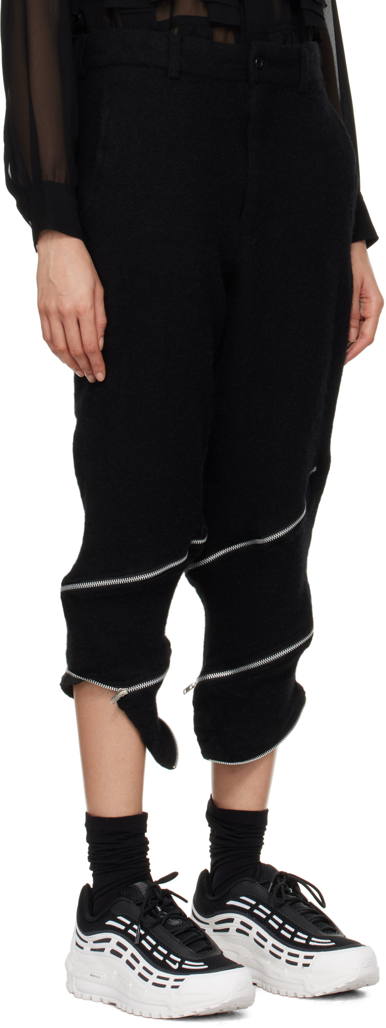 COMME DES GARÇONS BELT LOOP TRACK PANTS