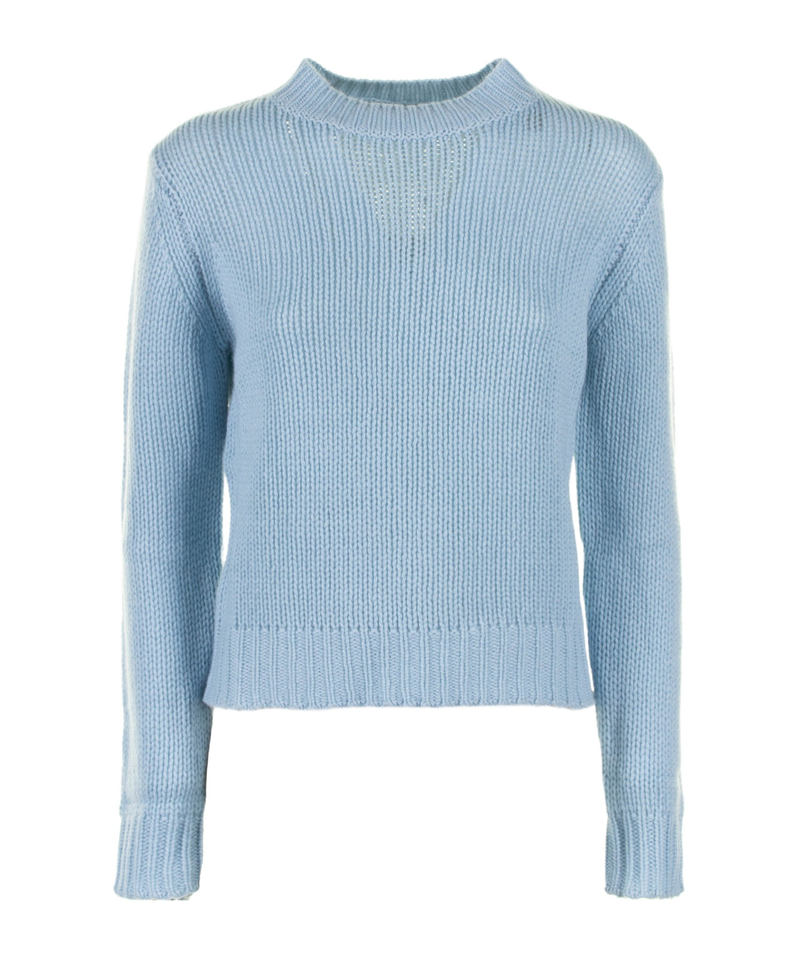 Weekend Max Mara Long-sleeved Sweater In Blue