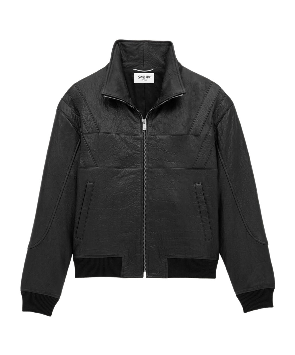 Saint Laurent Long-sleeved Casual Jacket In Black