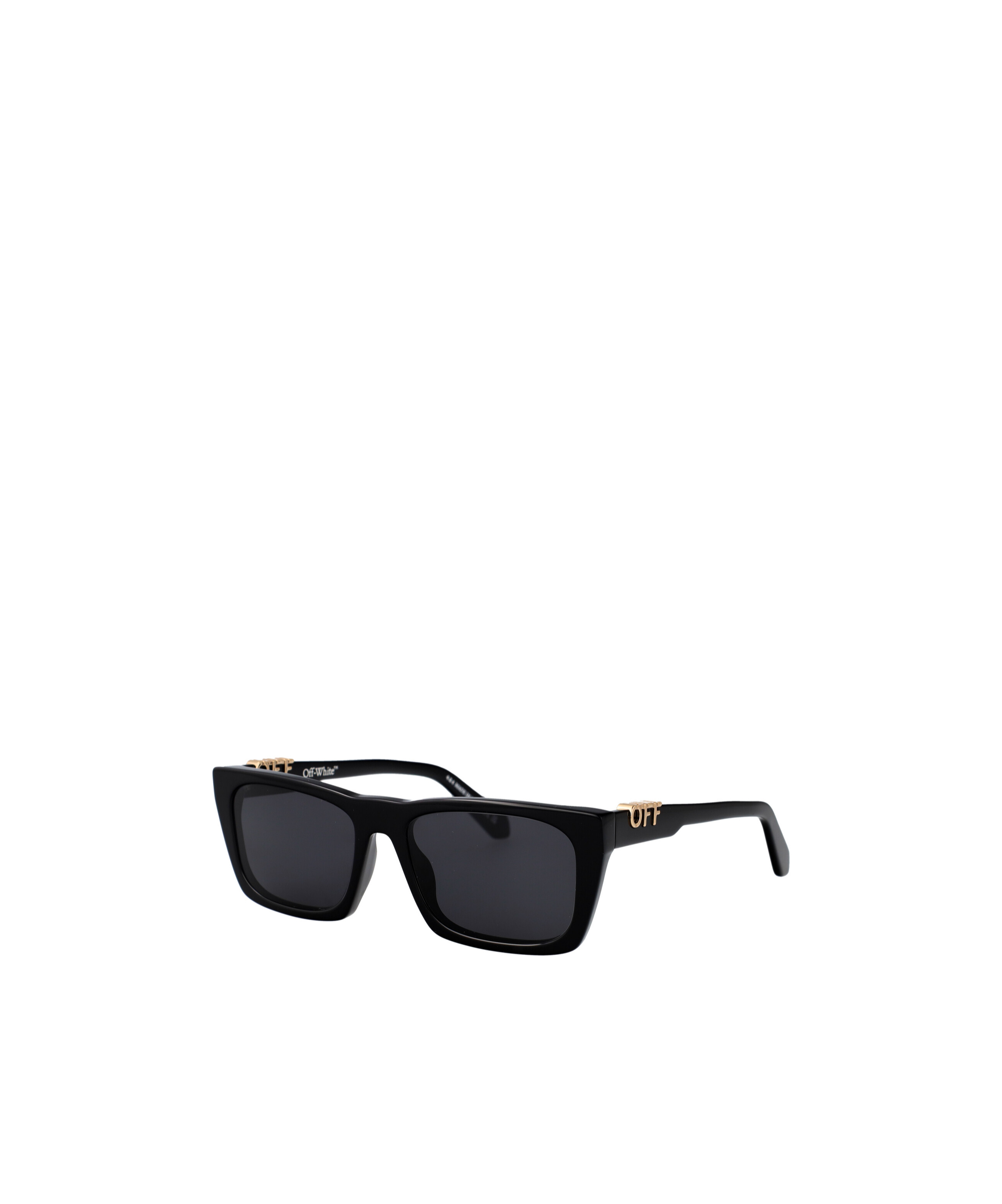 Off-white Rectangular Sunglasses In Black