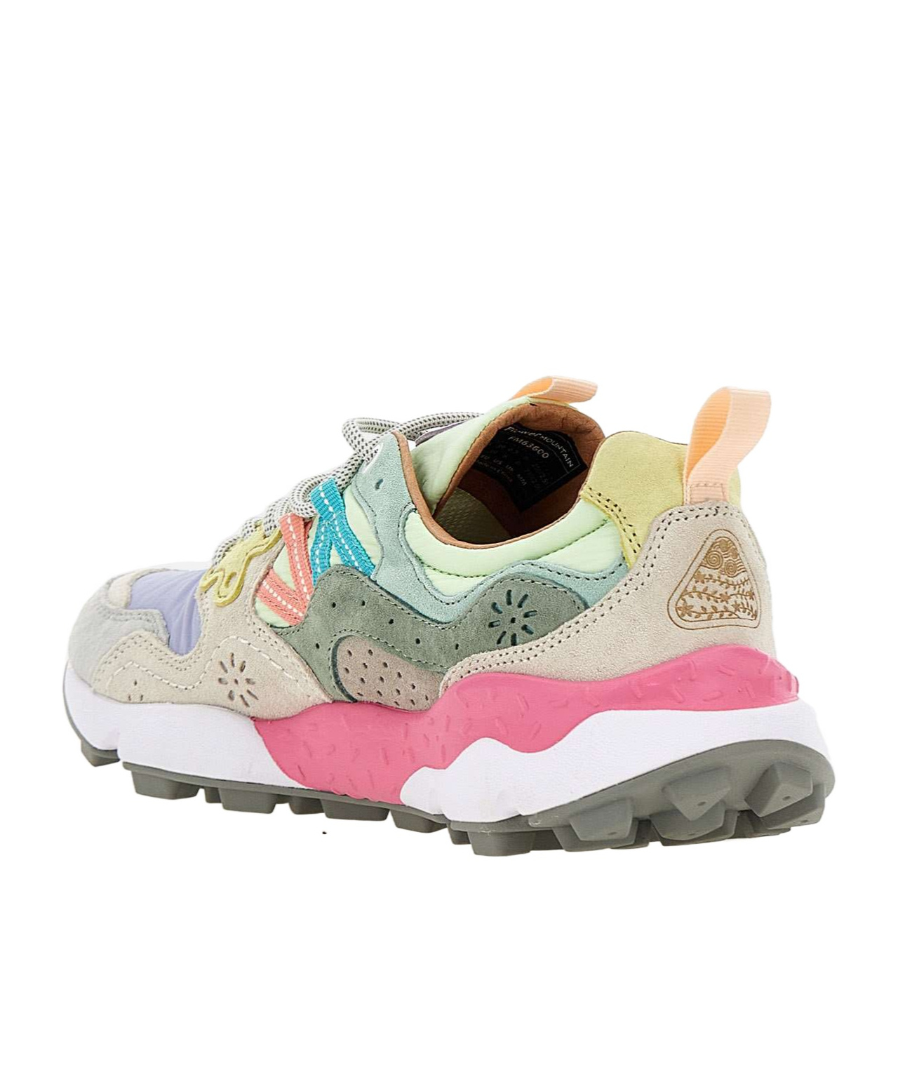 Flower Mountain Round-head Sneakers In White