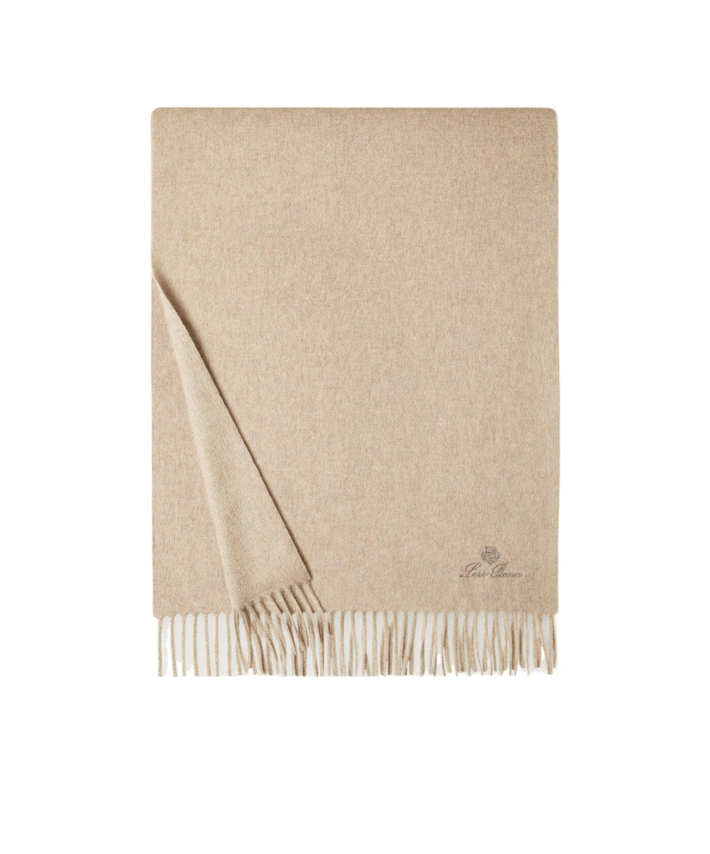 Loro Piana Extra Grande Unita Scarf In Mixed Color Of Nut And Brown