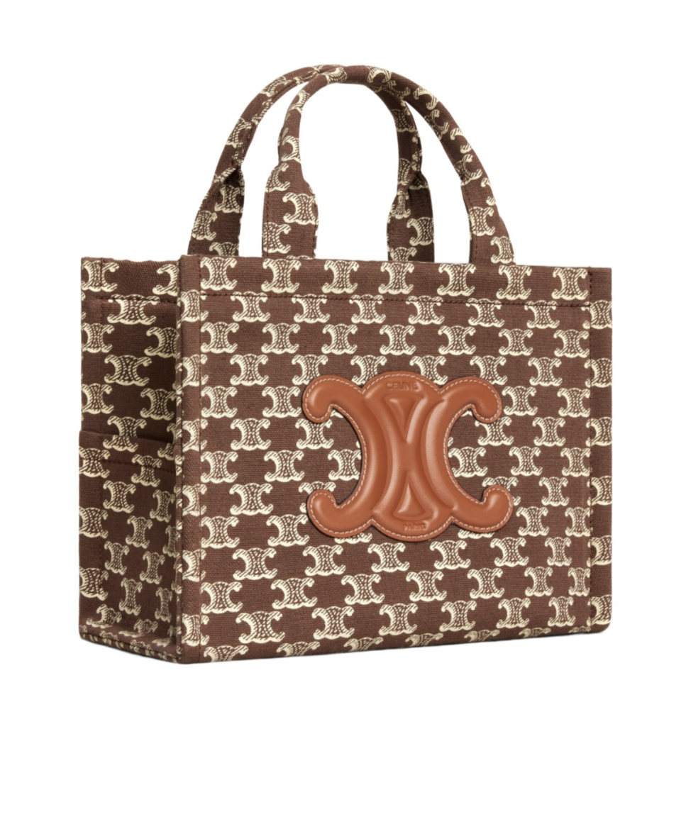 Celine Capas Thais Small Shoulder Bag In Brown