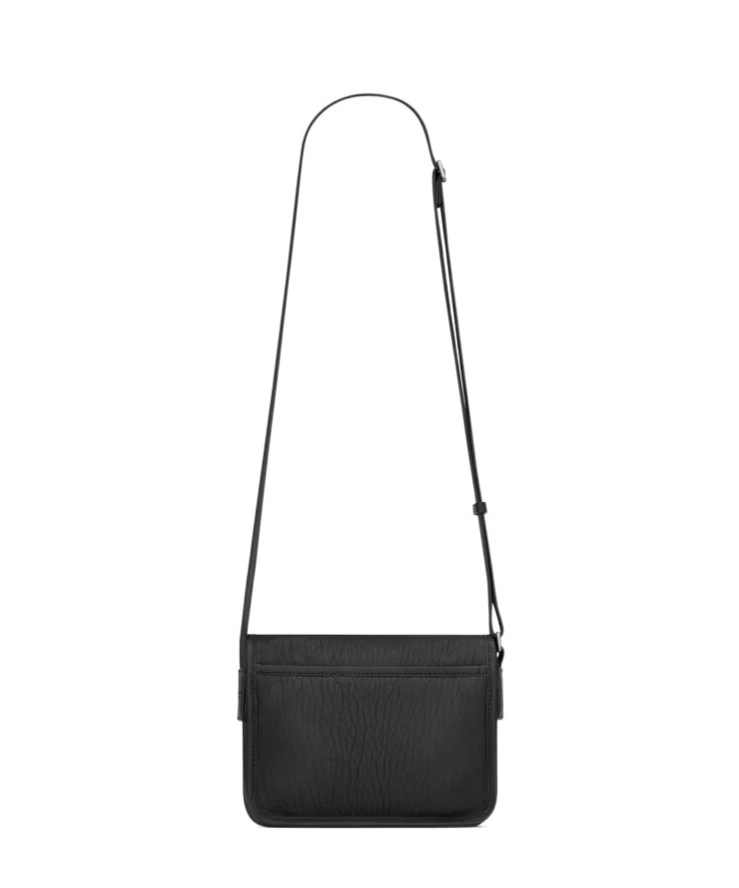 Saint Laurent Small Messenger Crossbody Bag In Black
