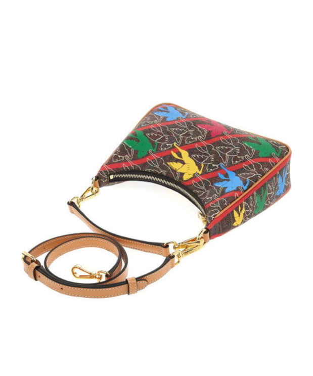 Etro Motif-print Shoulder Bag In Brown