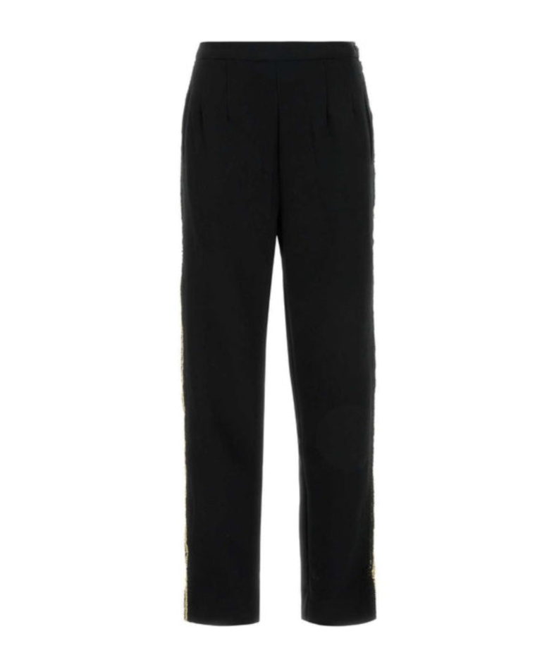 Bode Stripe-detail Tailored Trousers In Black