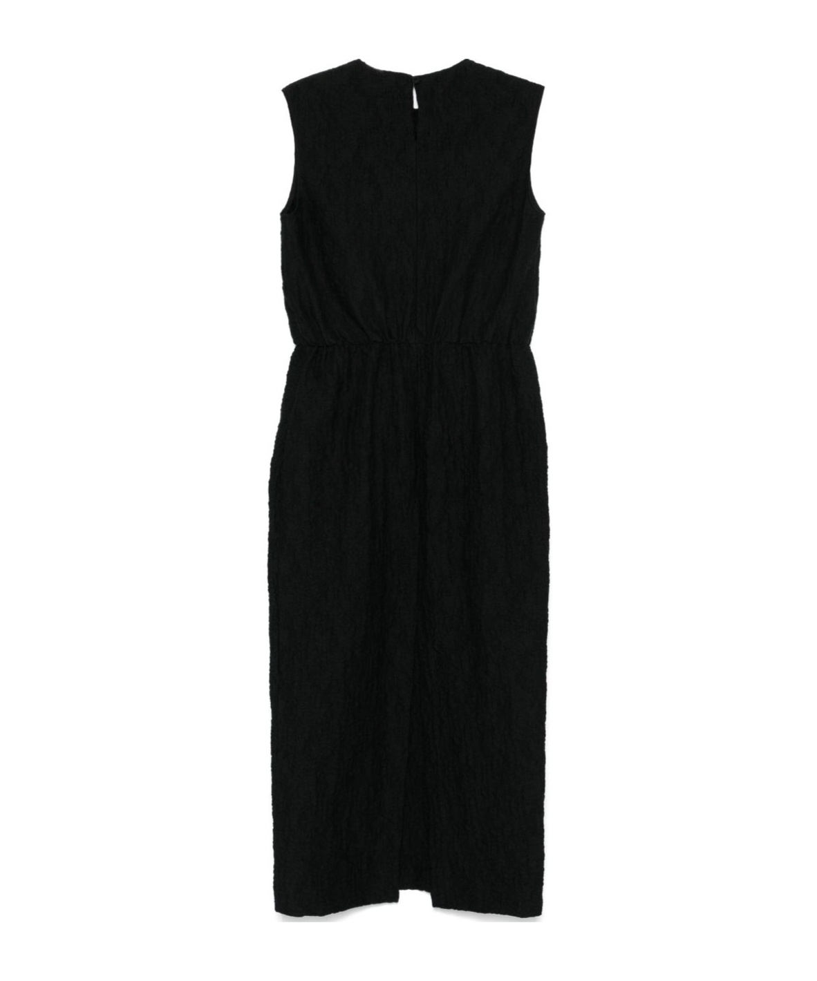 HARRIS WHARF LONDON CRINKLED MIDI DRESS