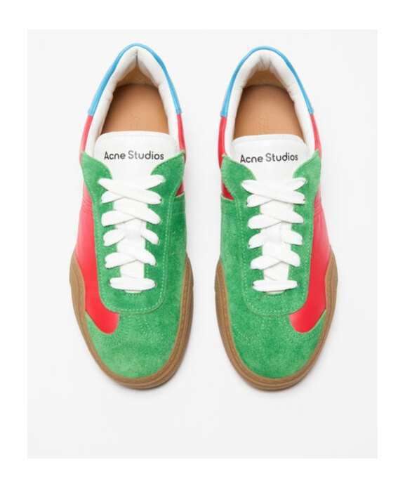 Acne Studios Bars M Sneakers In Green