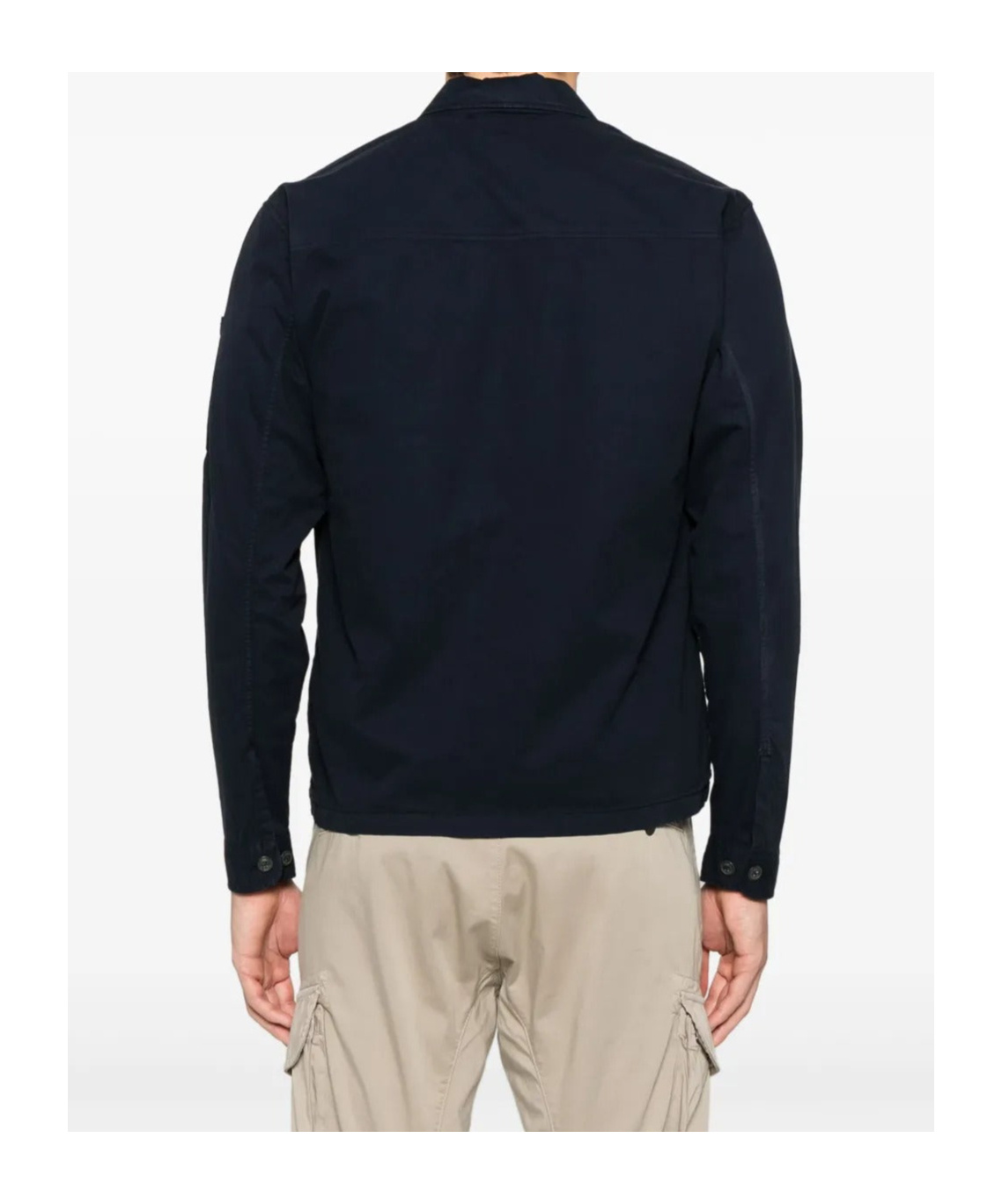 C.p. Company C.p.company Cotton Overshirt In Black