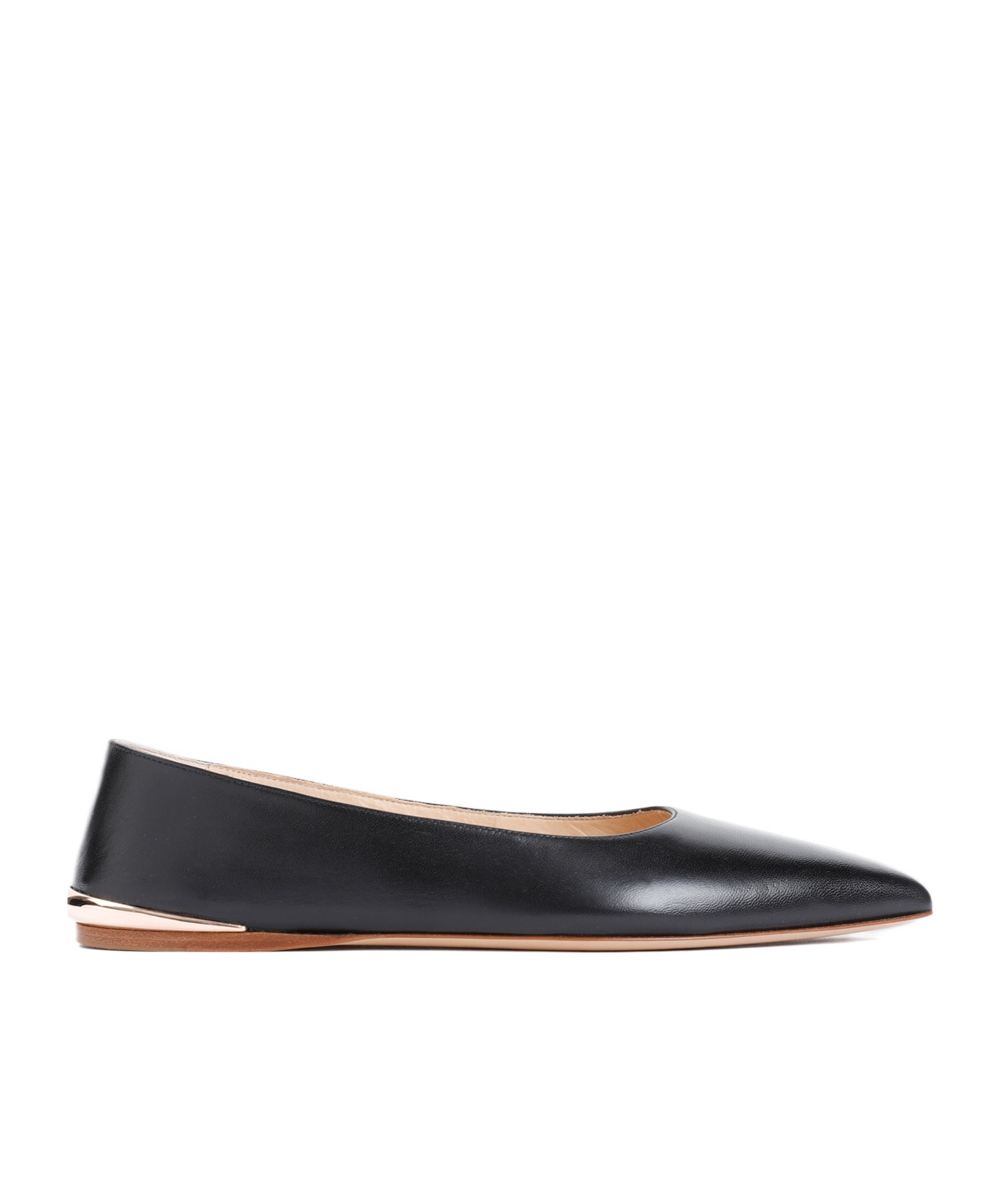Gabriela Hearst Fleur Leather Ballet Flats In Black
