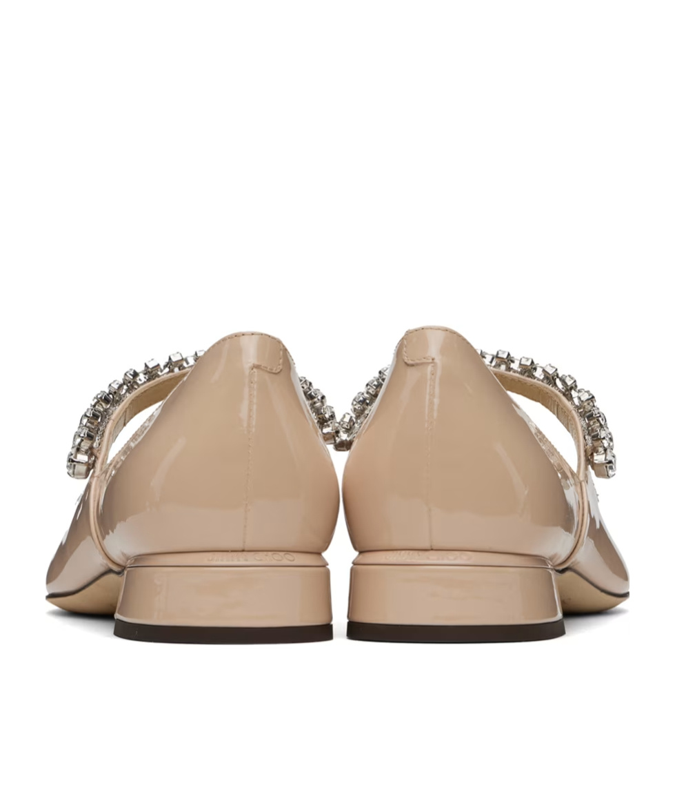 Jimmy Choo Bing Pump Flat In Nude