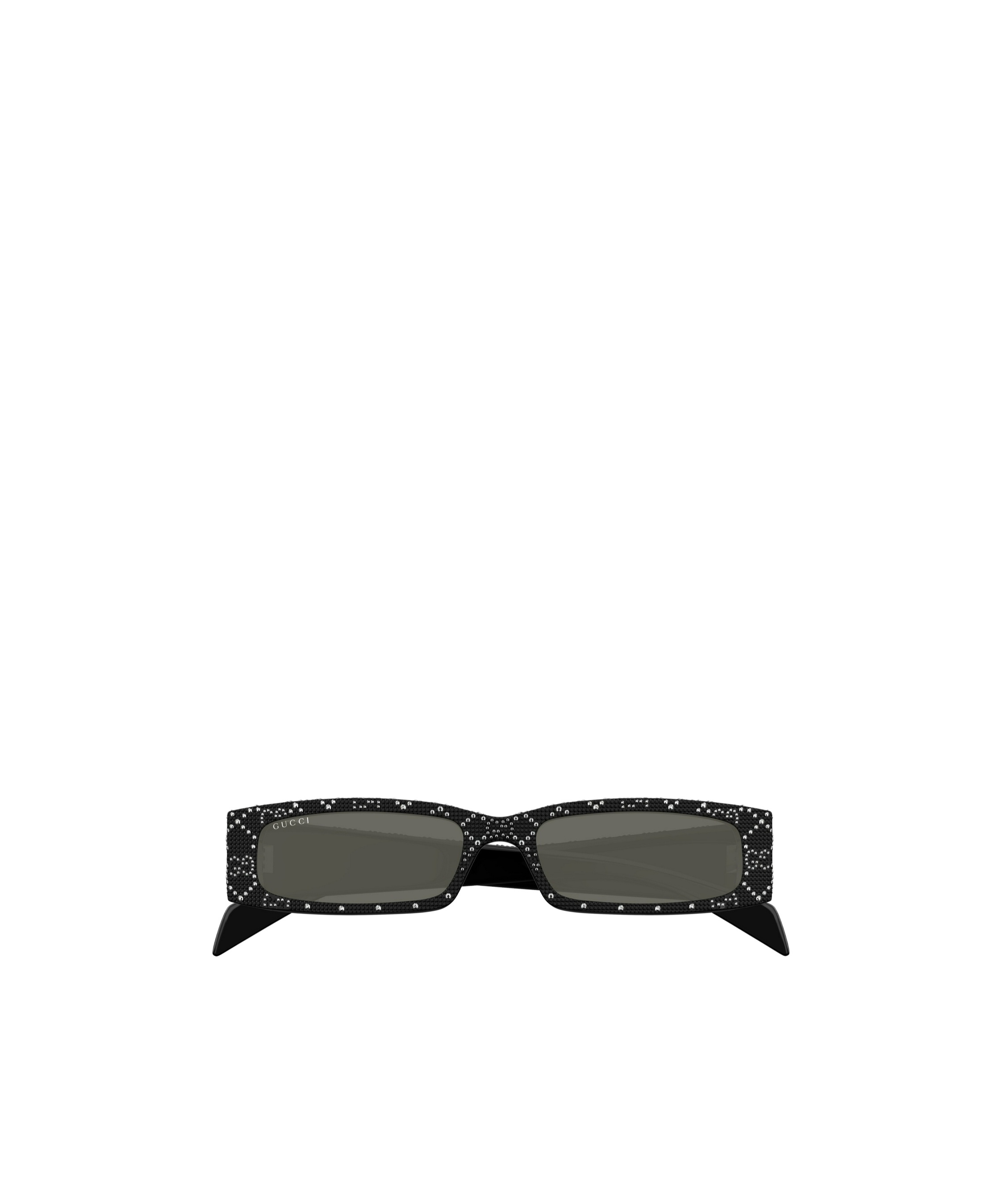 Gucci Eyewear Rectangular Frame Sunglasses In Black
