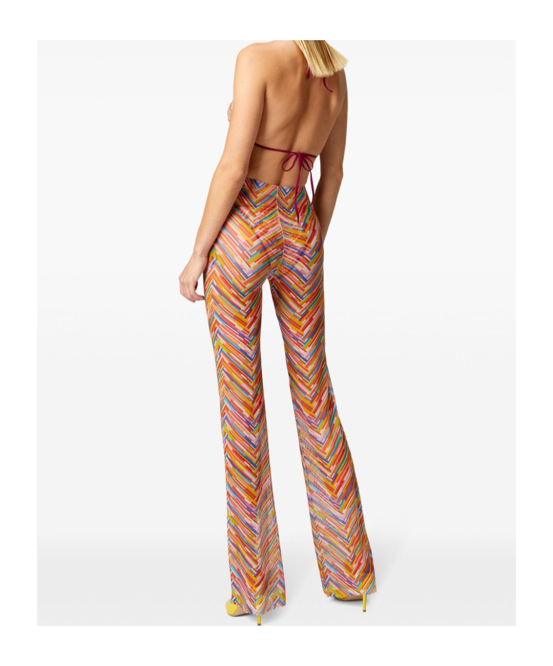 Missoni Zigzag Trousers In Multicolor
