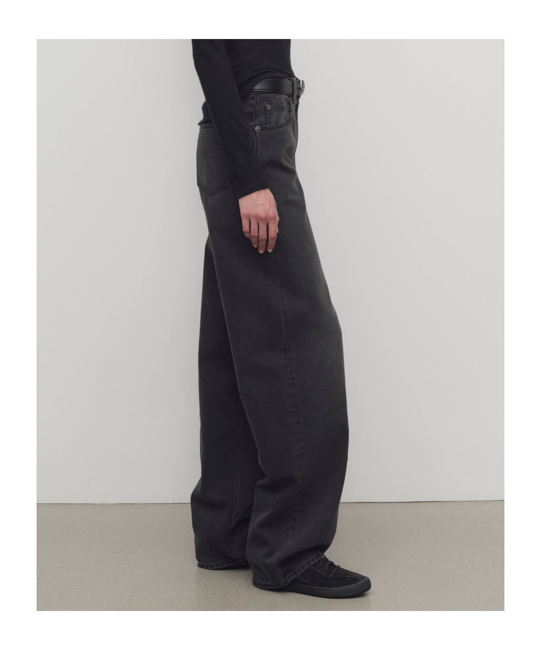 The Row Clair Jean In Cotton In Black
