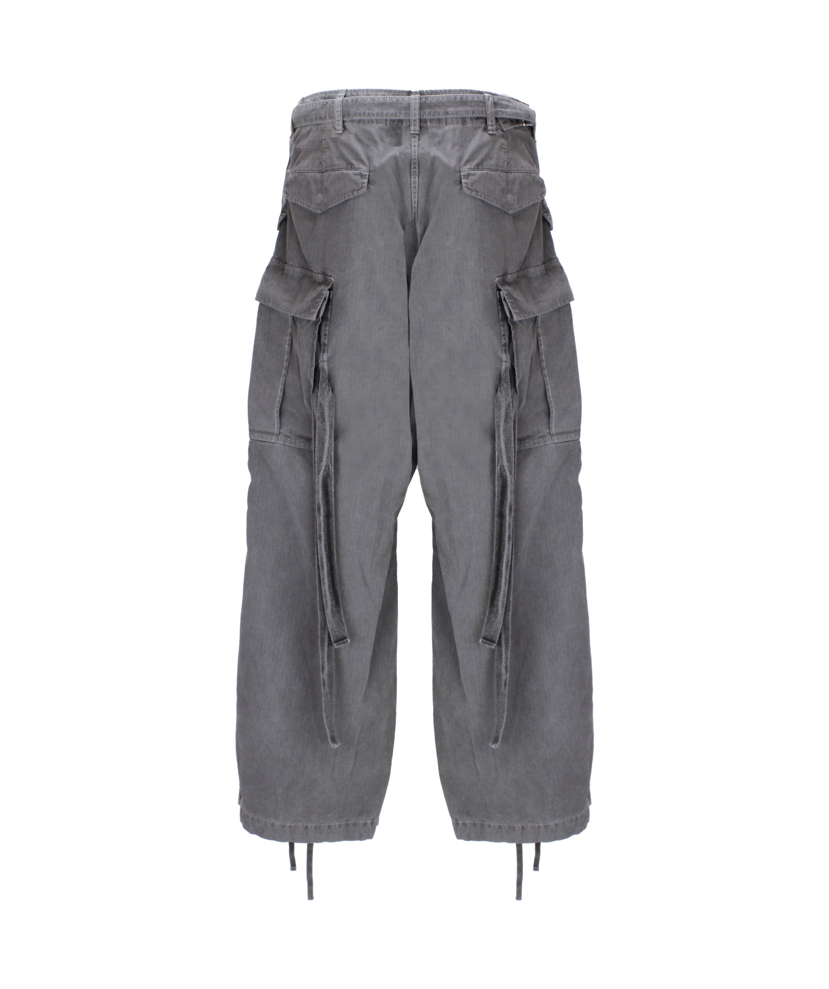 Sacai Ripstop Cargo Pants In Gray