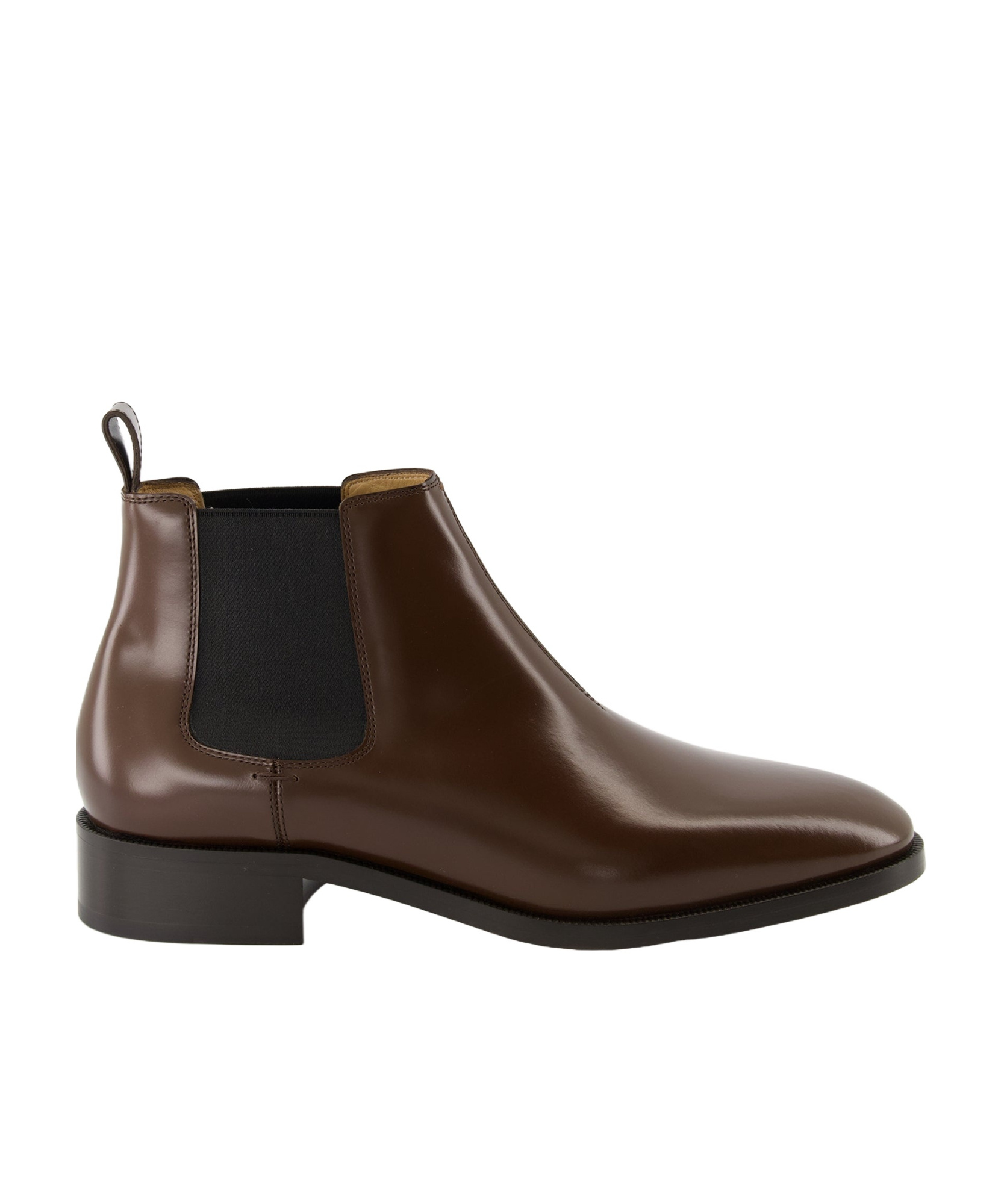 Valentino Garavani Round Toe Ankle Boots In Brown