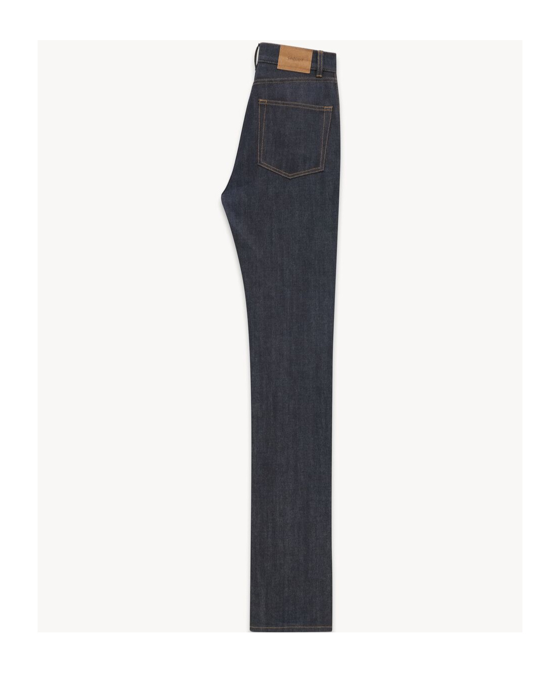 SAINT LAURENT 90'S SLIM JEANS IN RAW INDIGO DENIM