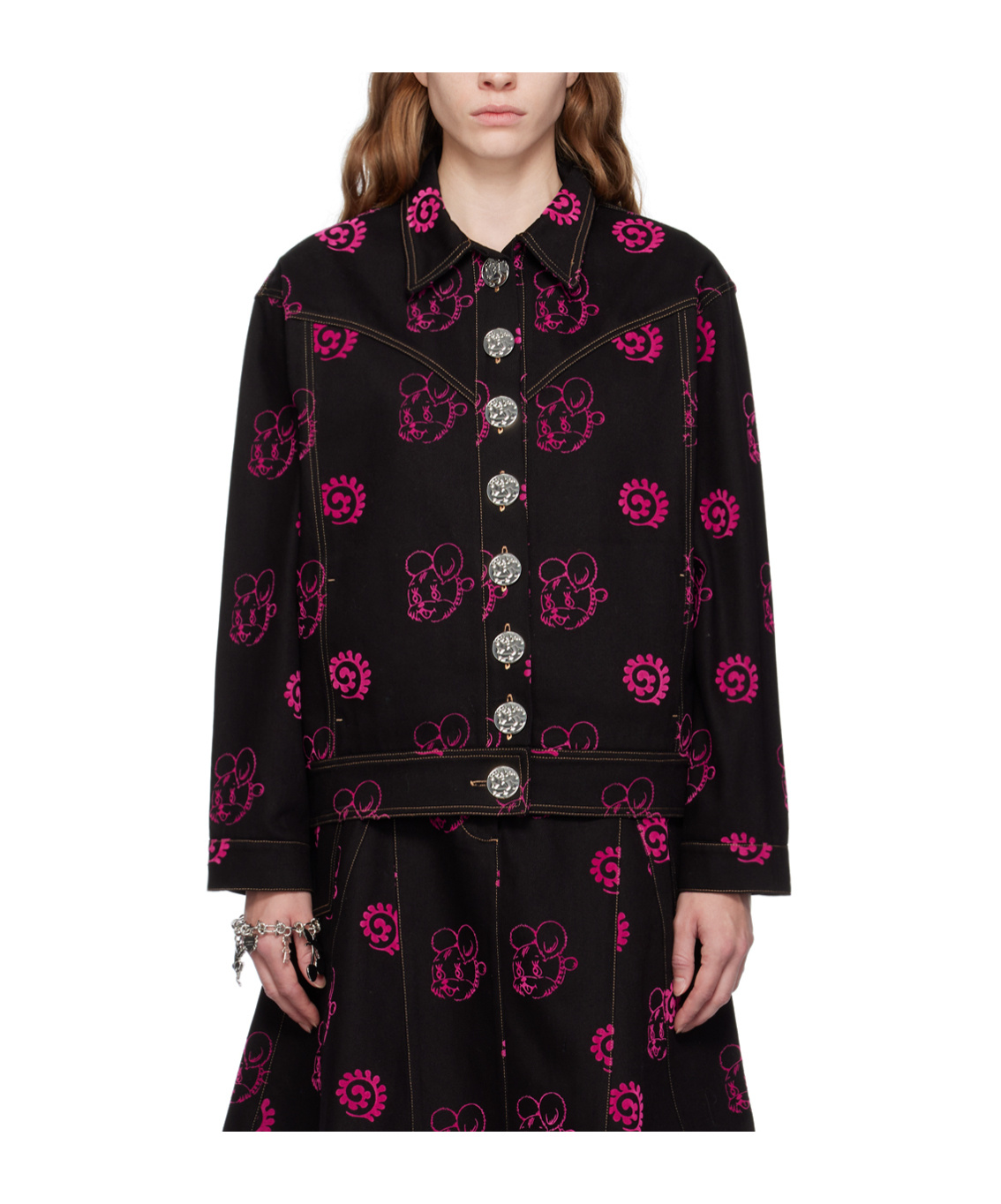 CHOPOVA LOWENA MOUSE DENIM COAT