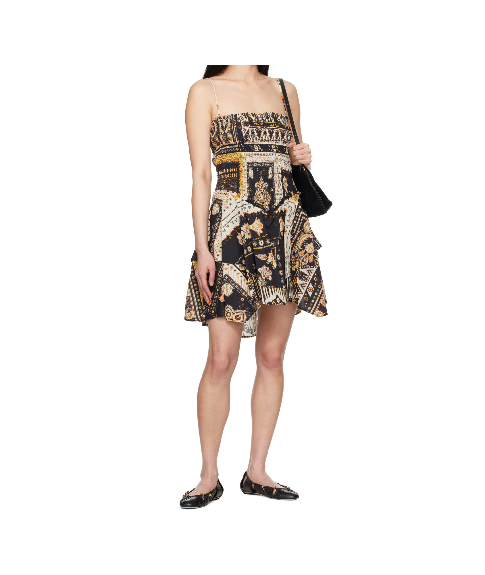 Shop Isabel Marant Étoile Square Neck Dress In Nude
